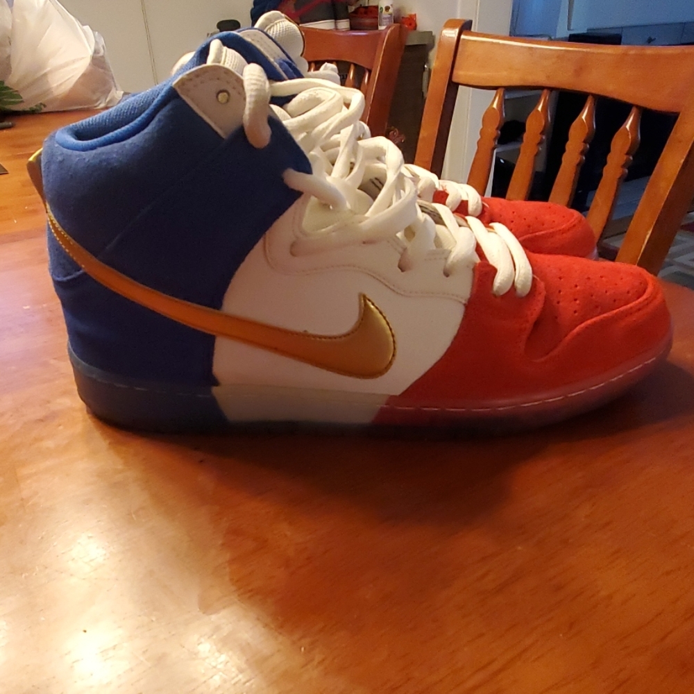 Nike sb dunk pro high usa gold edition